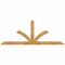 Ekena Millwork Richland Rough Sawn Timber Gable Bracket, Western Red Cedar, 84"W x 31"H x 4"D x 4"F, 9/12 Pitch GBW084X31X0404RIC00RWR - alternate 1